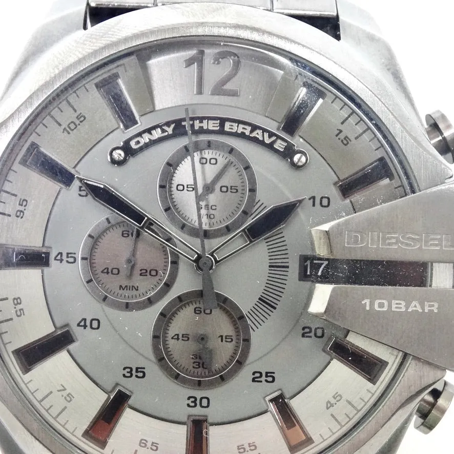 Diesel Mega Chief Stainless Steel Chronograph Quartz Watch