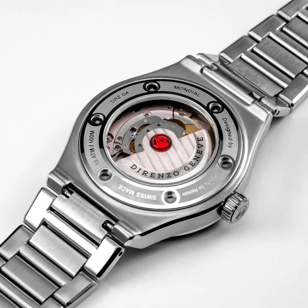Direnzo DRZ04 Mondial V2 Red&nbsp;Sunburst - Swiss&nbsp;Made