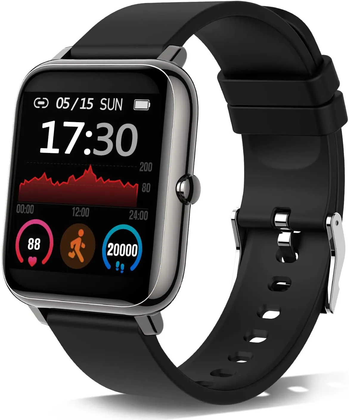 Donerton Smart Watch, Fitness Tracker for Women, 1.4" TFT LCD Screen Smartwatch with Heart Rate and Sleep Monitor, IP67 Waterproof Activity Tracker with Pedometer, Fitness Watch for Android and iOS