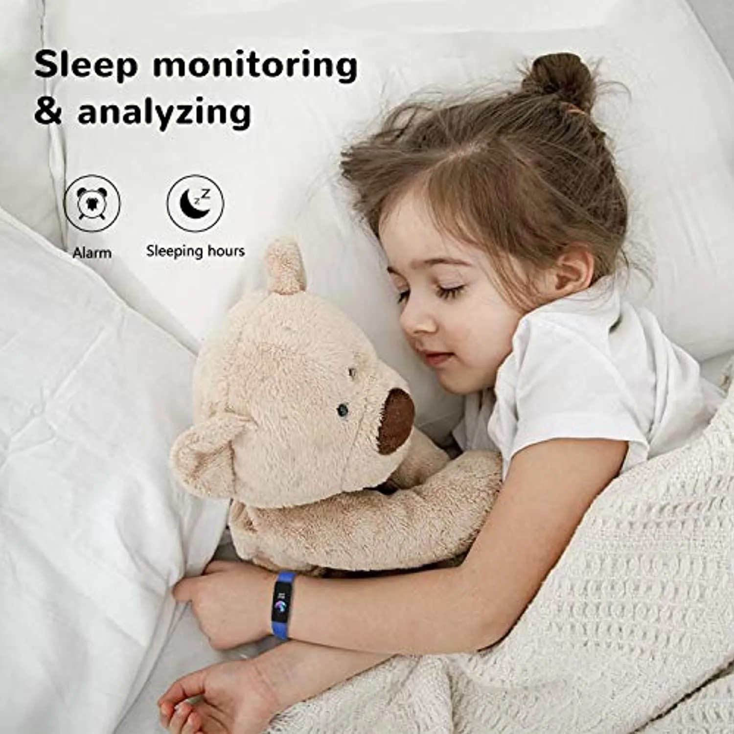 DoSmarter Kids Fitness Tracker Watch for Boys Girls Ages 5-12, Waterproof Health & Activity Tracker for Kids with Pedometer, Heart Rate, Sleep Monitor, Great Kids Gift