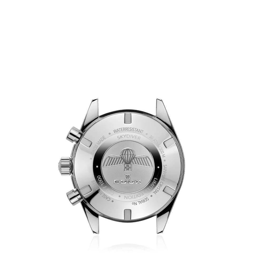 EDOX SWISS MADE 10116-3-GRIDN SKYDIVER CHRONOGRAPH LIMITED EDITION