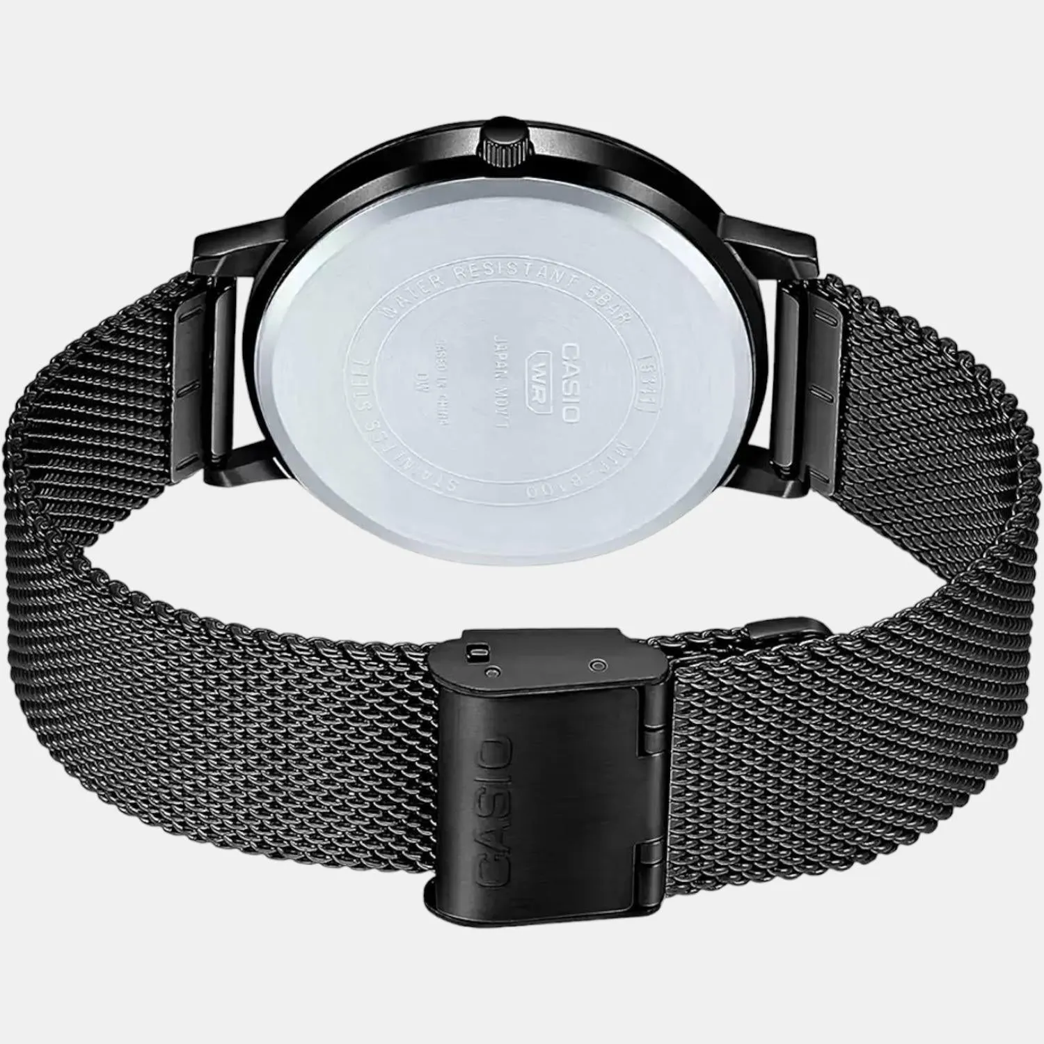 Enticer Men's Analog Stainless Steel Watch A1874 - MTP-B100MB-1EVDF