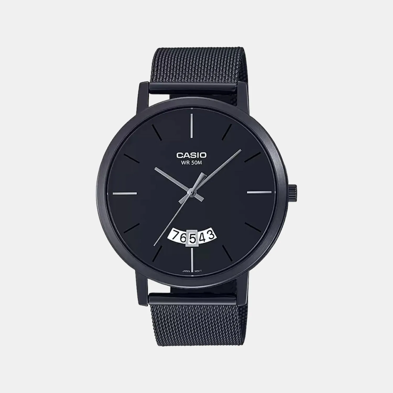 Enticer Men's Analog Stainless Steel Watch A1874 - MTP-B100MB-1EVDF