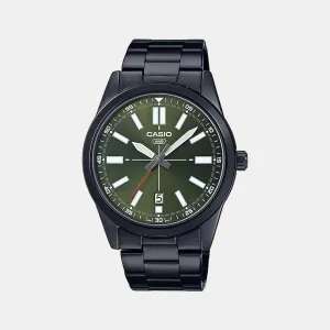 Enticer Men's Analog Stainless Steel Watch A1942 - MTP-VD02B-3EUDF
