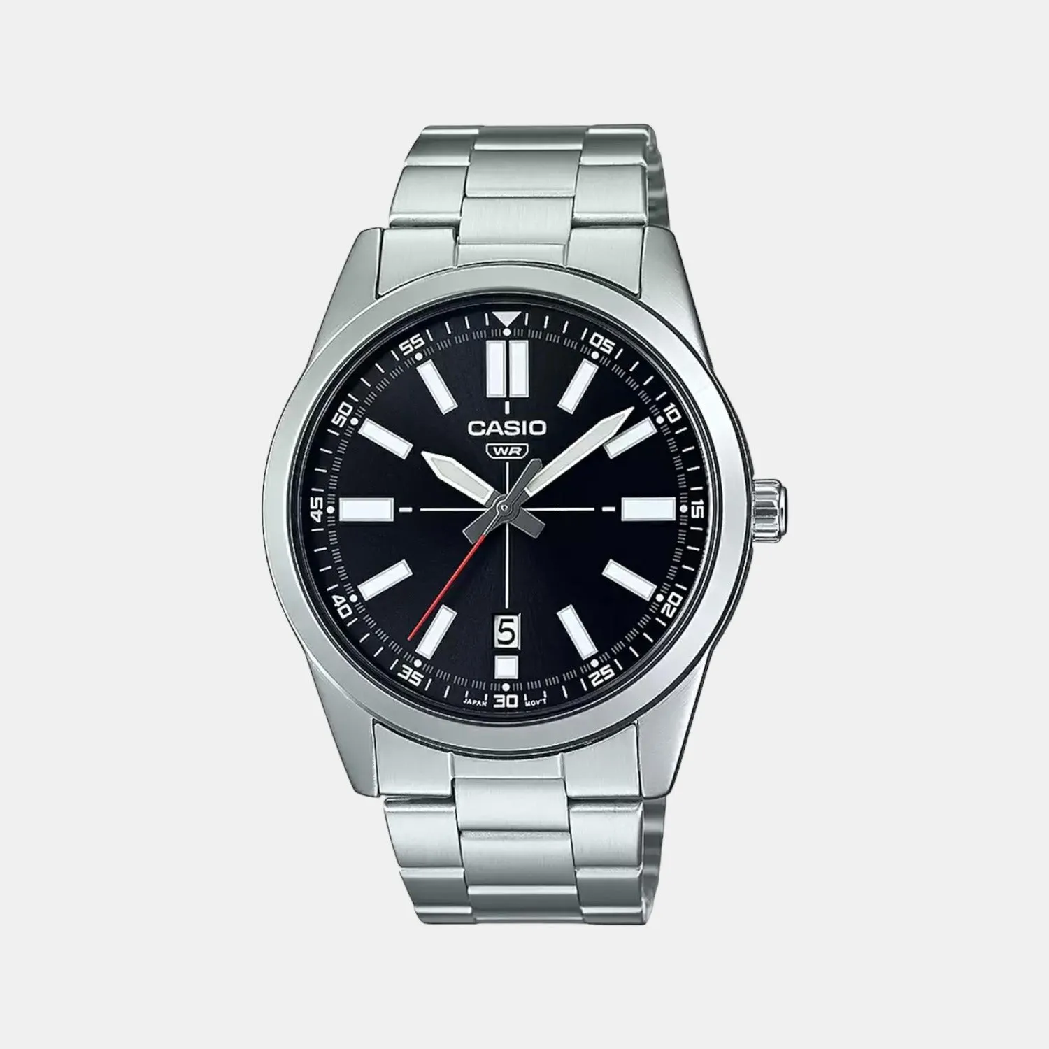 Enticer Men's Silver Analog Stainless Steel Watch A1947 - MTP-VD02D-1EUDF