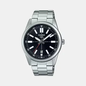 Enticer Men's Silver Analog Stainless Steel Watch A1947 - MTP-VD02D-1EUDF
