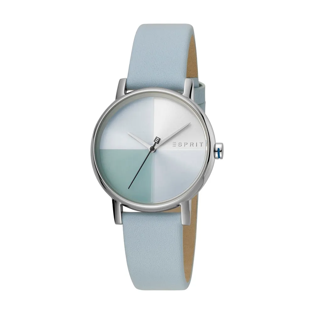 Esprit Ladies Stainless Steel Watch Multi Color Dial & Blue Strap