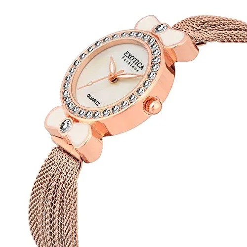 Exotica Fashions Casual Analogue Multicolored Dial Women's Watch (Multicolored Dial Multicolored Colored Strap)