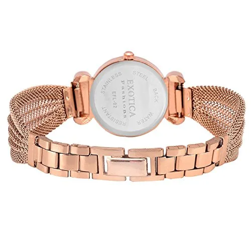 Exotica Fashions Casual Analogue Multicolored Dial Women's Watch (Multicolored Dial Multicolored Colored Strap)