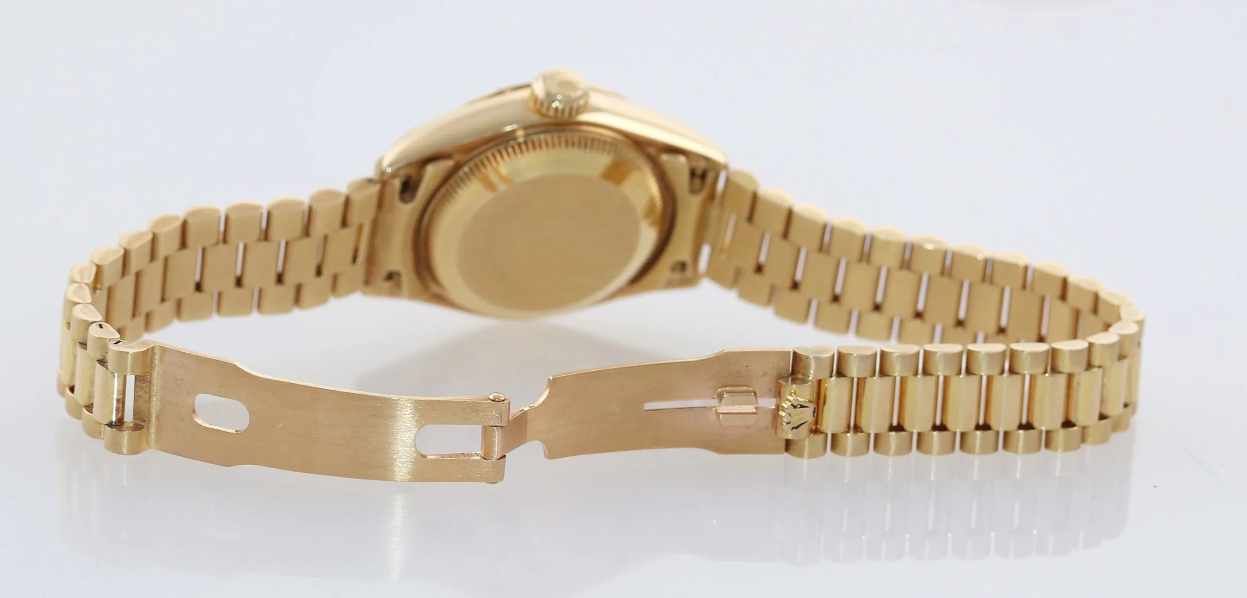 FACTORY Diamonds Ladies Rolex DateJust President 26mm 69178 Yellow Gold Watch