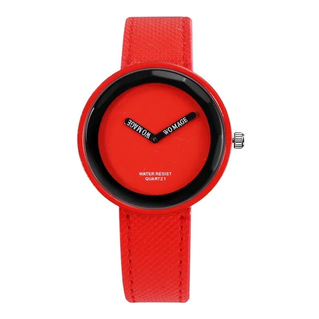 Fashion Women's Watches Leather Ladies Watch Women Watches Young Girl Watch Simple Clock
