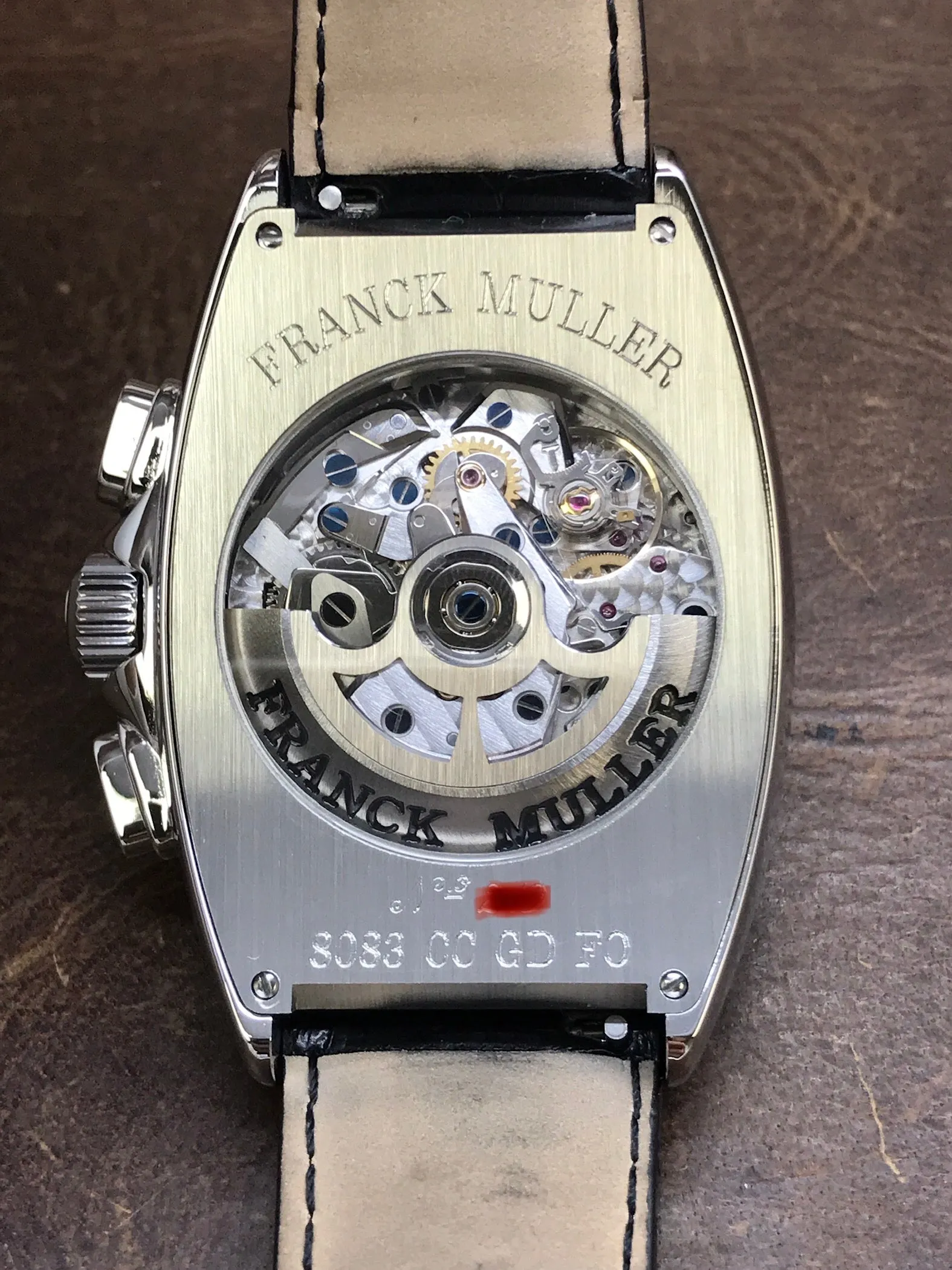 Franck Muller Cintree Curvex ACE 8083 CC GD FO Silver Dial Automatic Men's Watch