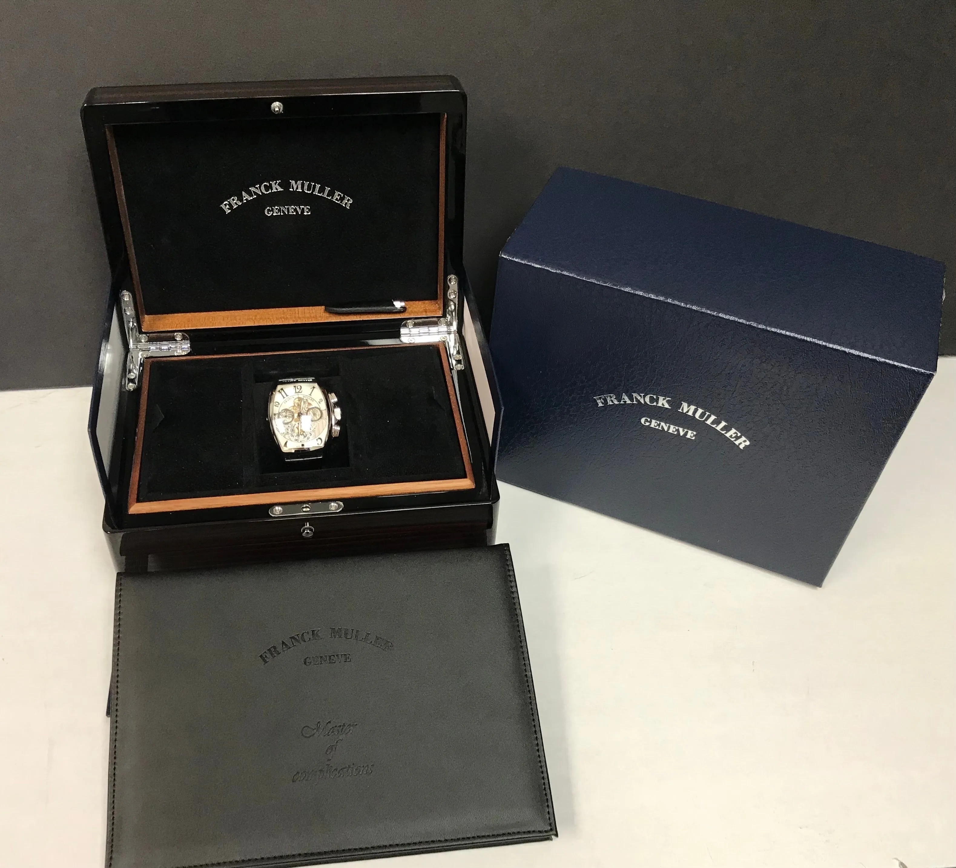 Franck Muller Cintree Curvex ACE 8083 CC GD FO Silver Dial Automatic Men's Watch