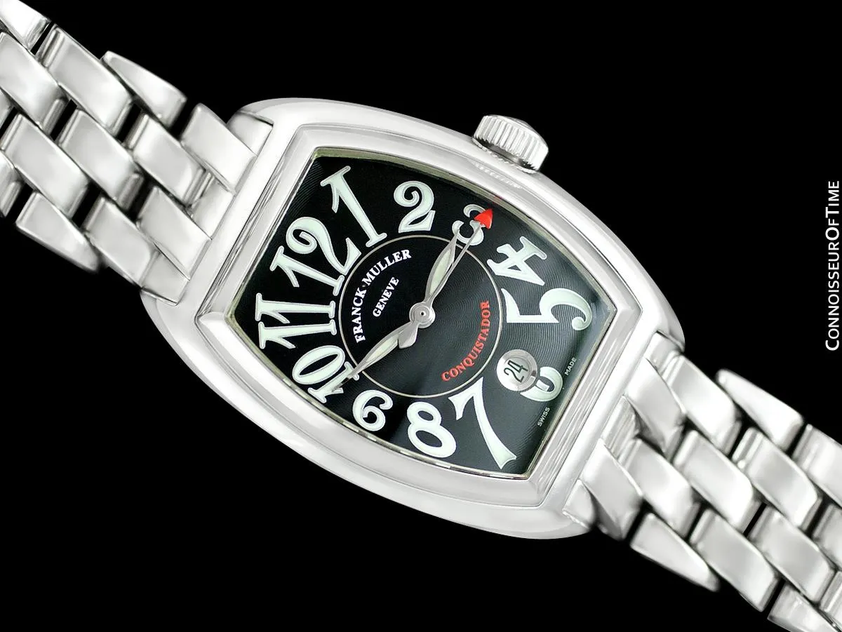 Franck Muller Conquistador King 8001 SC Mens Watch - Stainless Steel