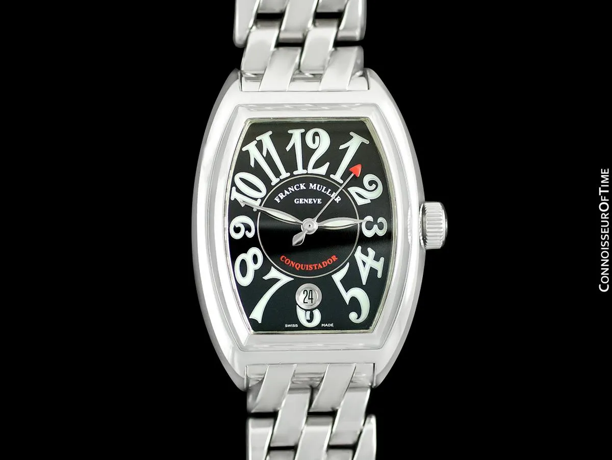 Franck Muller Conquistador King 8001 SC Mens Watch - Stainless Steel