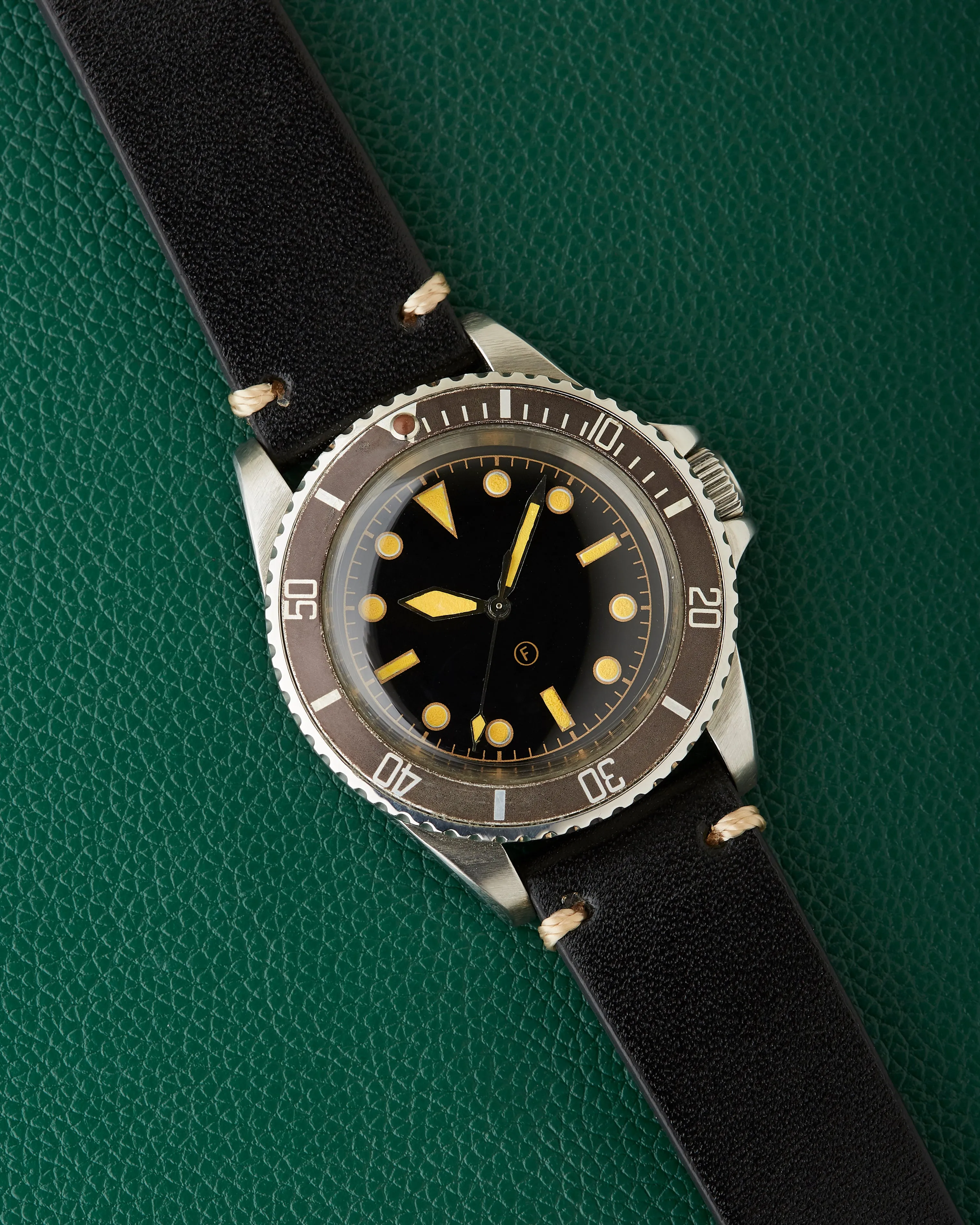 Freese 101 Black Dial Faded Bezel Automatic Simon Freese Watch