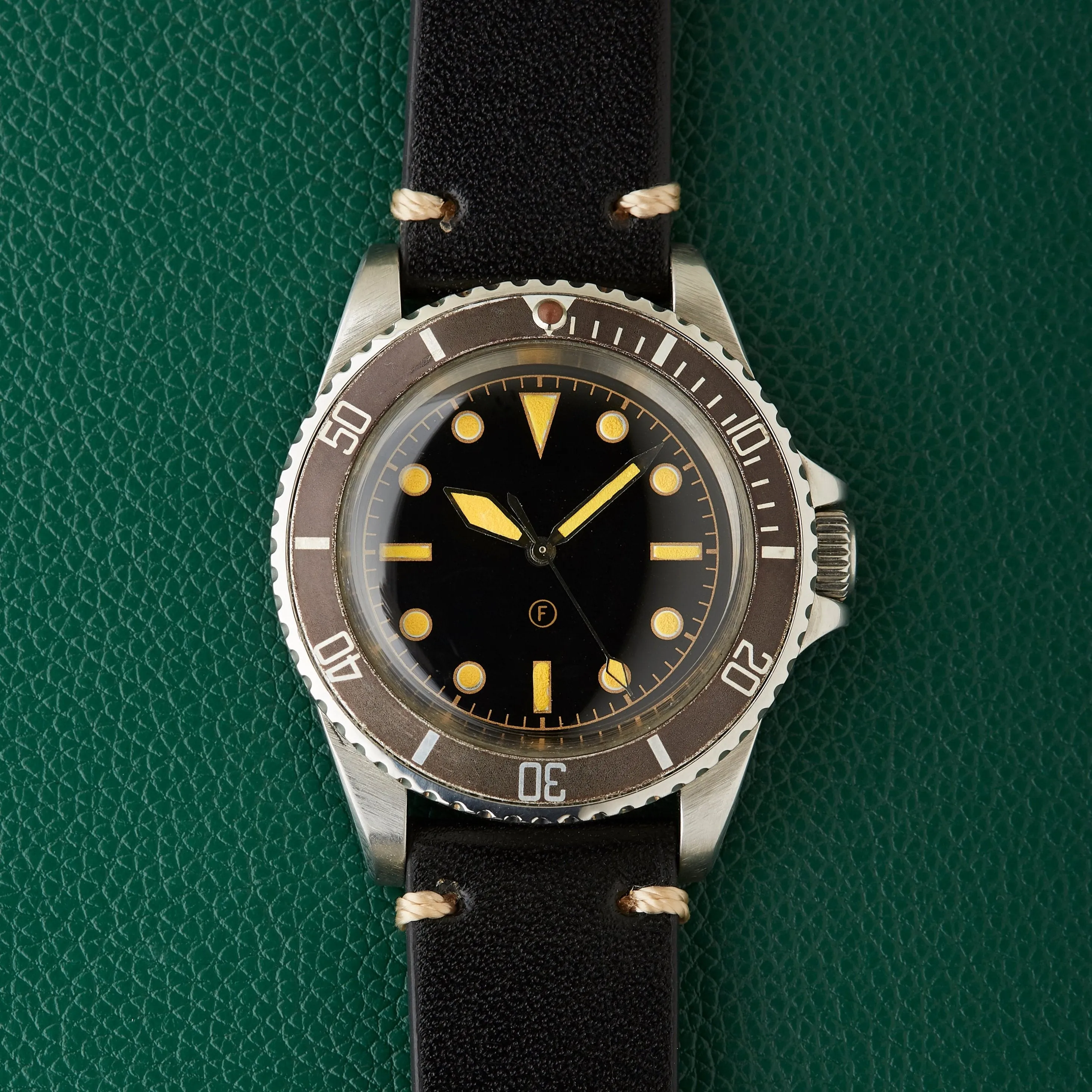 Freese 101 Black Dial Faded Bezel Automatic Simon Freese Watch