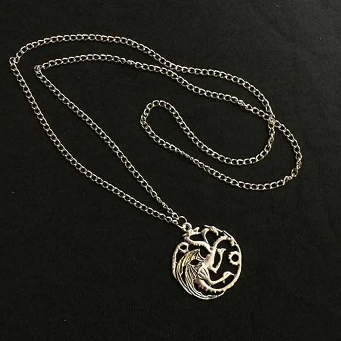Game of Thrones "Daenerys of House Targaryen" themed Dragon Necklace
