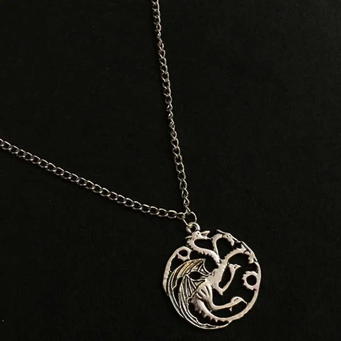 Game of Thrones "Daenerys of House Targaryen" themed Dragon Necklace
