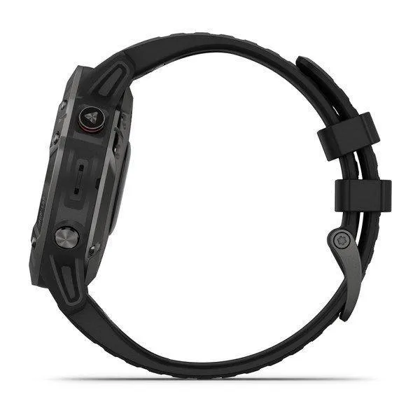 Garmin Fenix 6 Sapphire Editions Carbon Gray DLC with Black Band 47mm