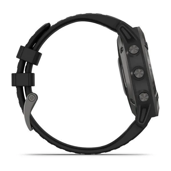 Garmin Fenix 6 Sapphire Editions Carbon Gray DLC with Black Band 47mm