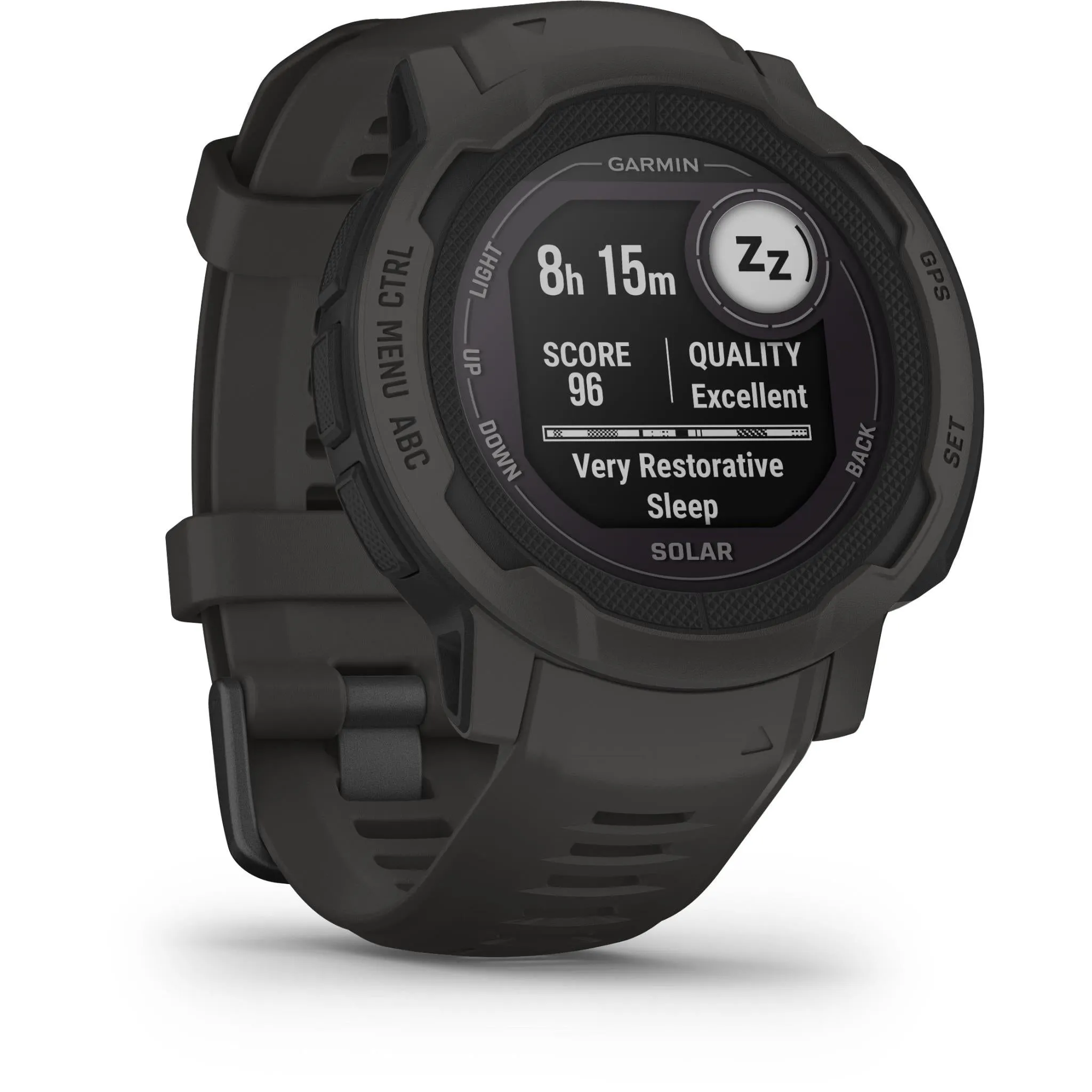 Garmin Instinct 2 Solar Rugged GPS Smart Watch - Graphite (AU Version)