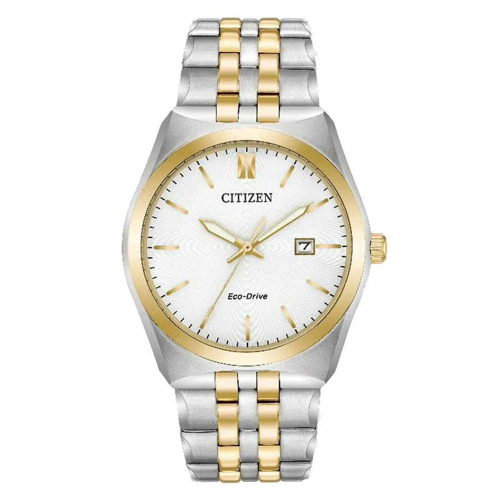 Gentlemen's Citizen Date Eco-Drive Stainless Steel Bracelet Watch, BM7334-58A