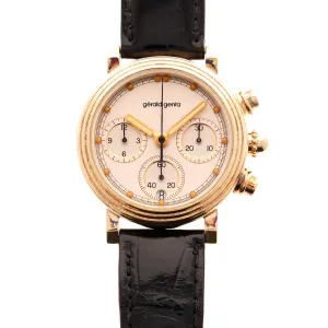 Gerald Genta Rose Gold Chronograph Ref. 3376.7