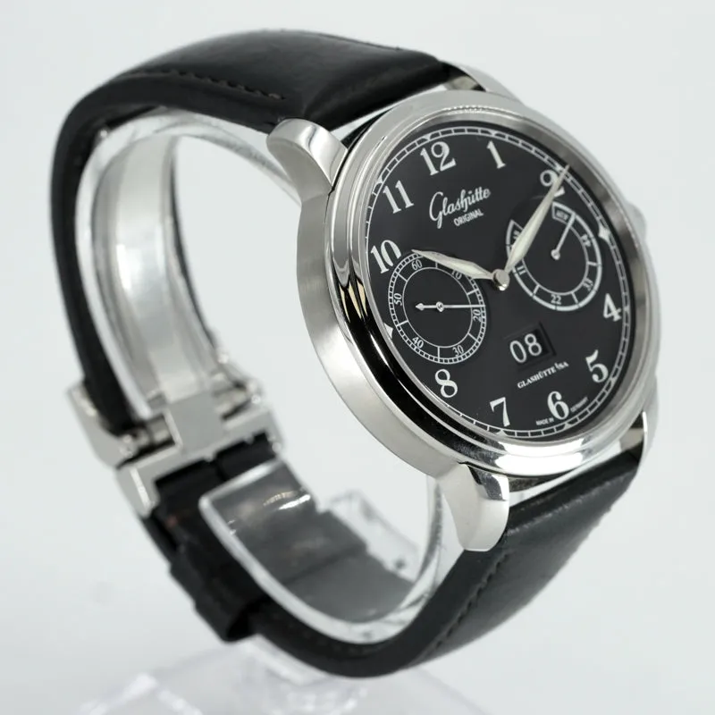 Glashutte Original Senator Observer 100-14-07-02-30 Black Dial 44mm 2021