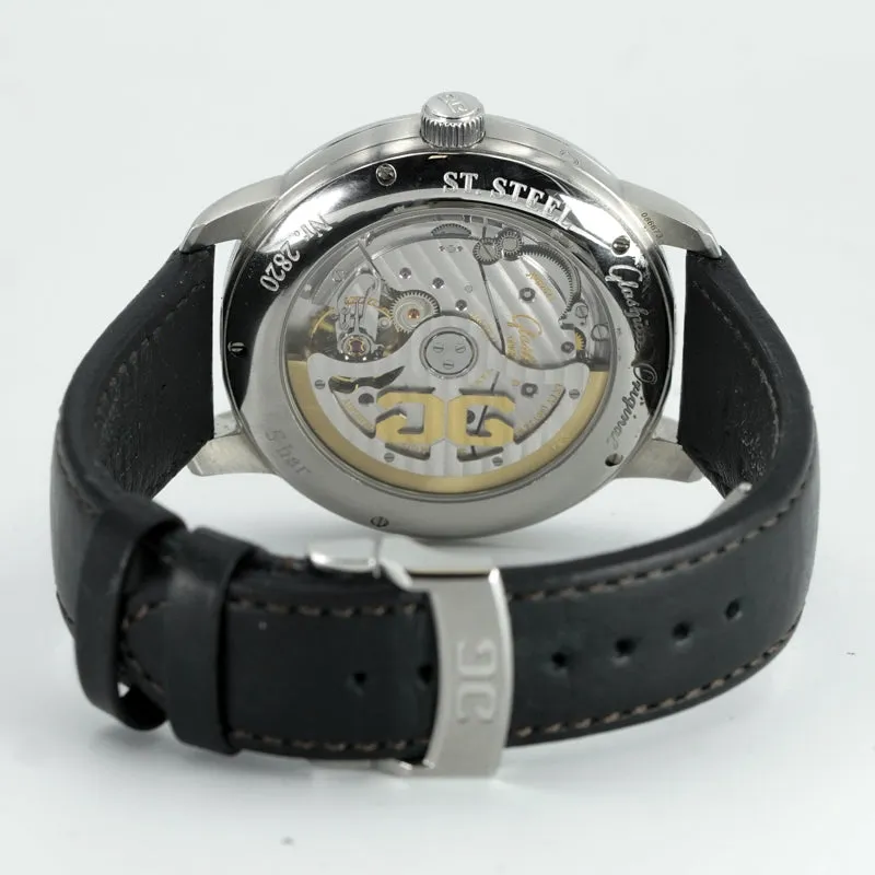 Glashutte Original Senator Observer 100-14-07-02-30 Black Dial 44mm 2021