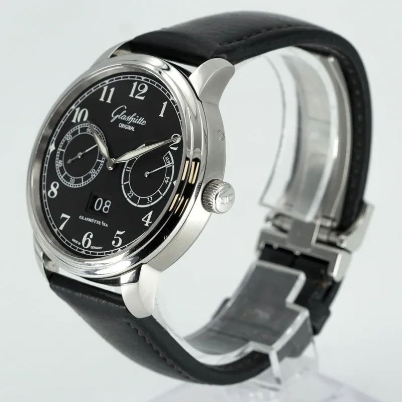Glashutte Original Senator Observer 100-14-07-02-30 Black Dial 44mm 2021