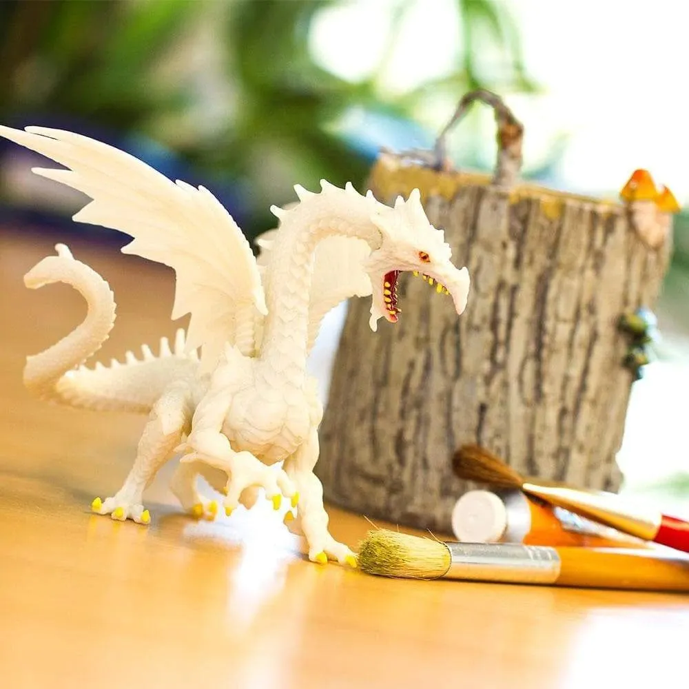 Glow-in-the-Dark Snow Dragon Toy