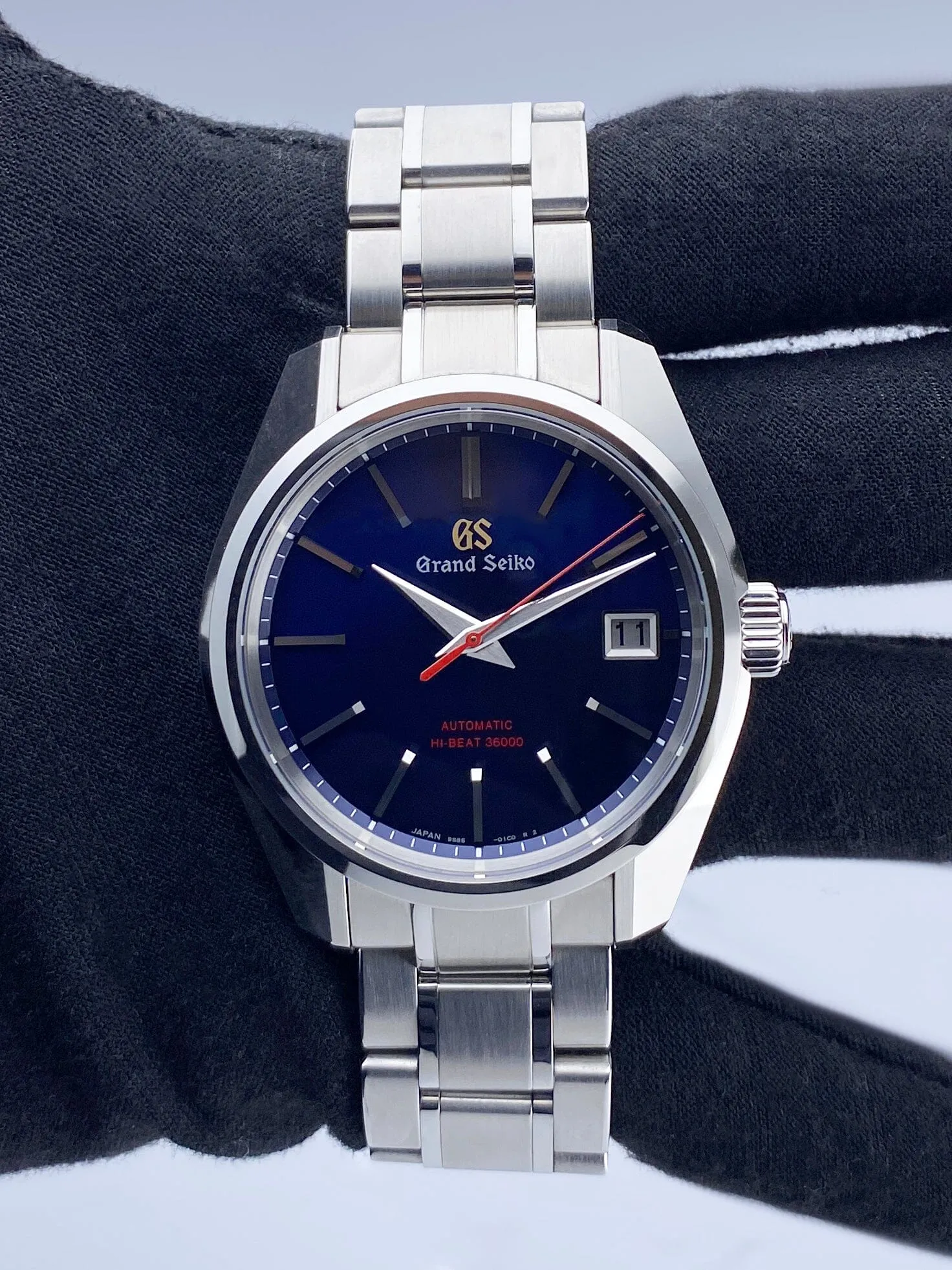 Grand Seiko Heritage SBGH281 Blue Dial Limited Mens Watch Box Papers