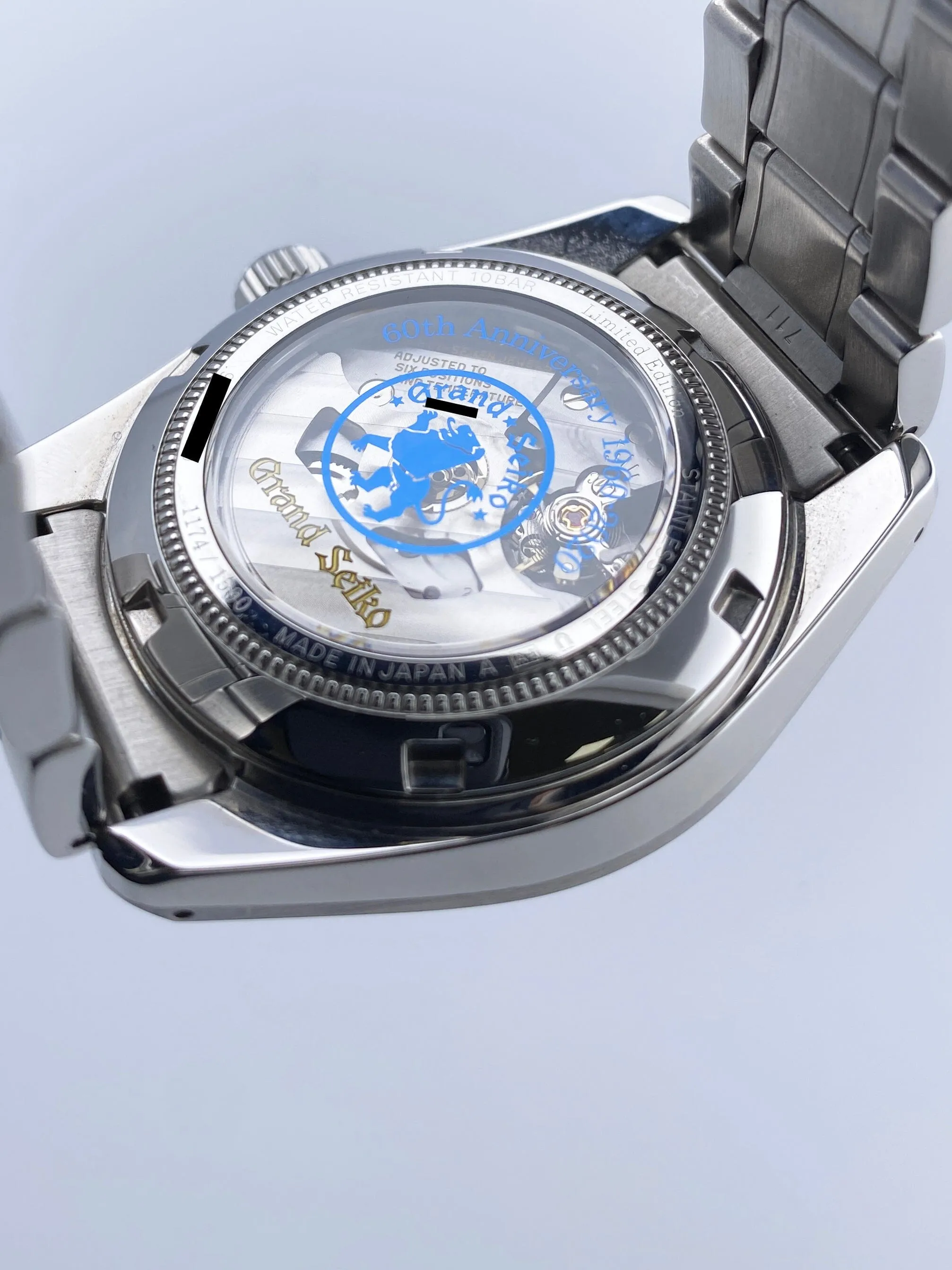 Grand Seiko Heritage SBGH281 Blue Dial Limited Mens Watch Box Papers