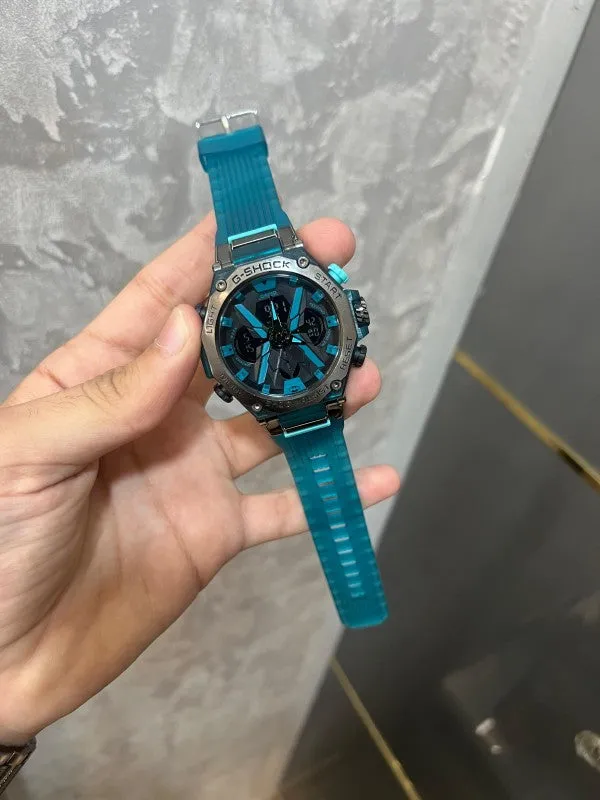 Gshock Strap Analog With Digital Premium Watch