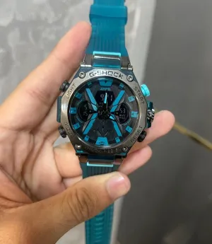 Gshock Strap Analog With Digital Premium Watch