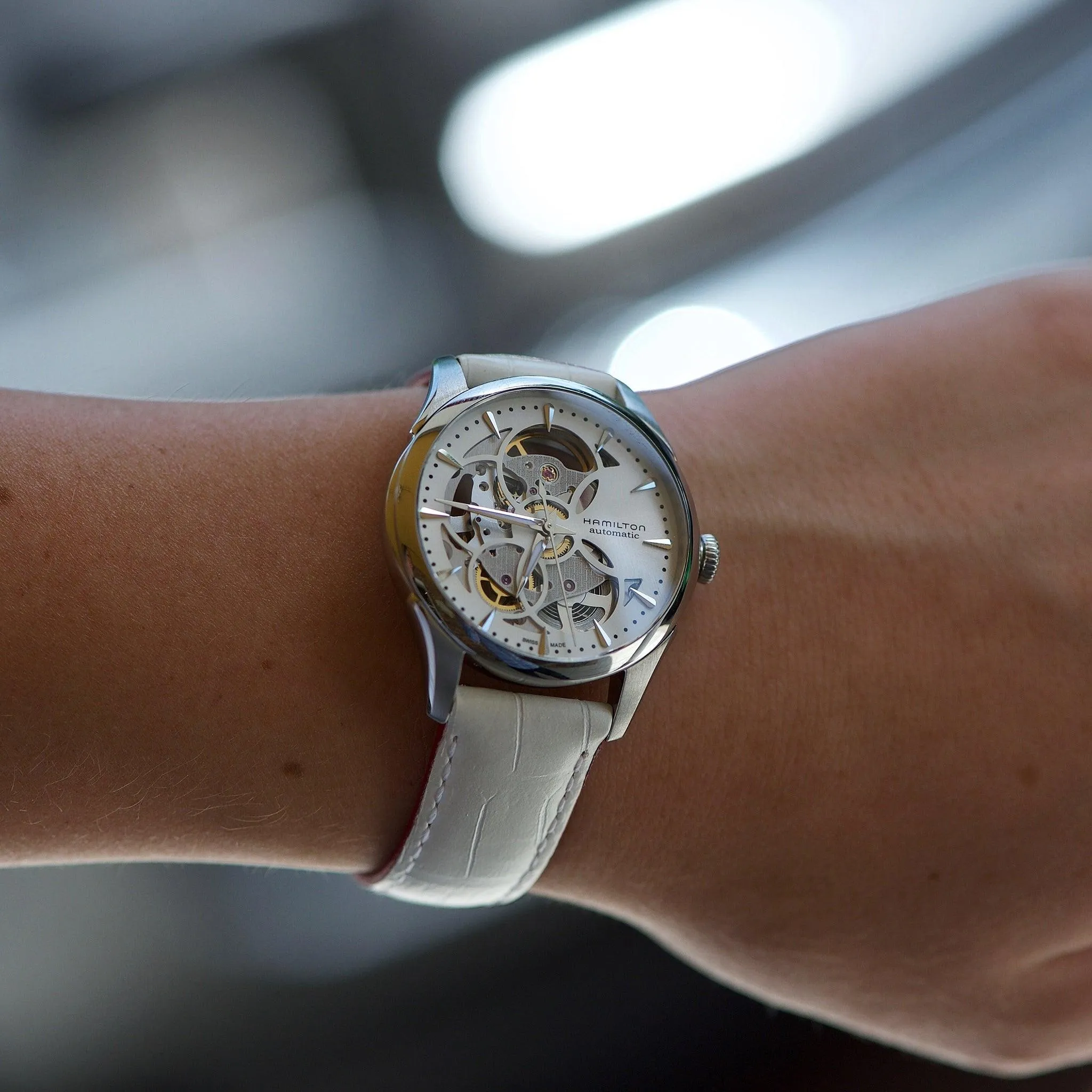 Hamilton Jazzmaster Skeleton Automatic Women's Watch H32405811