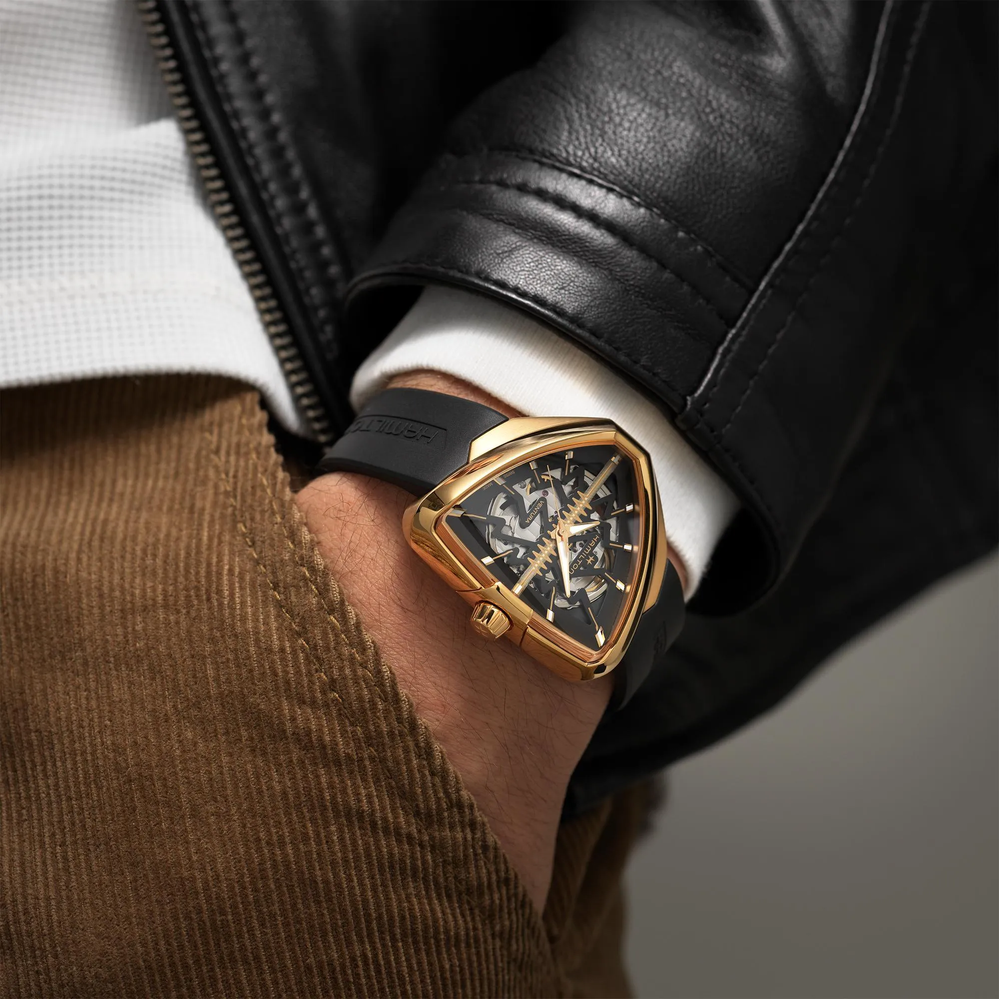 Hamilton Ventura Elvis80 Skeleton Automatic Men's Watch H24525331