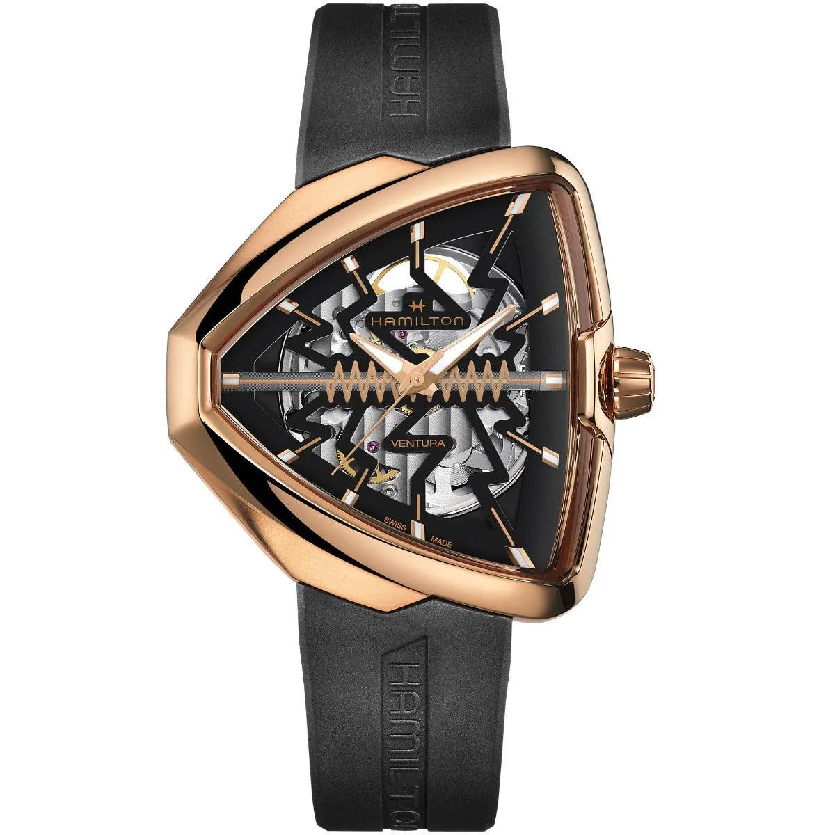 Hamilton Ventura Elvis80 Skeleton Automatic Men's Watch H24525331