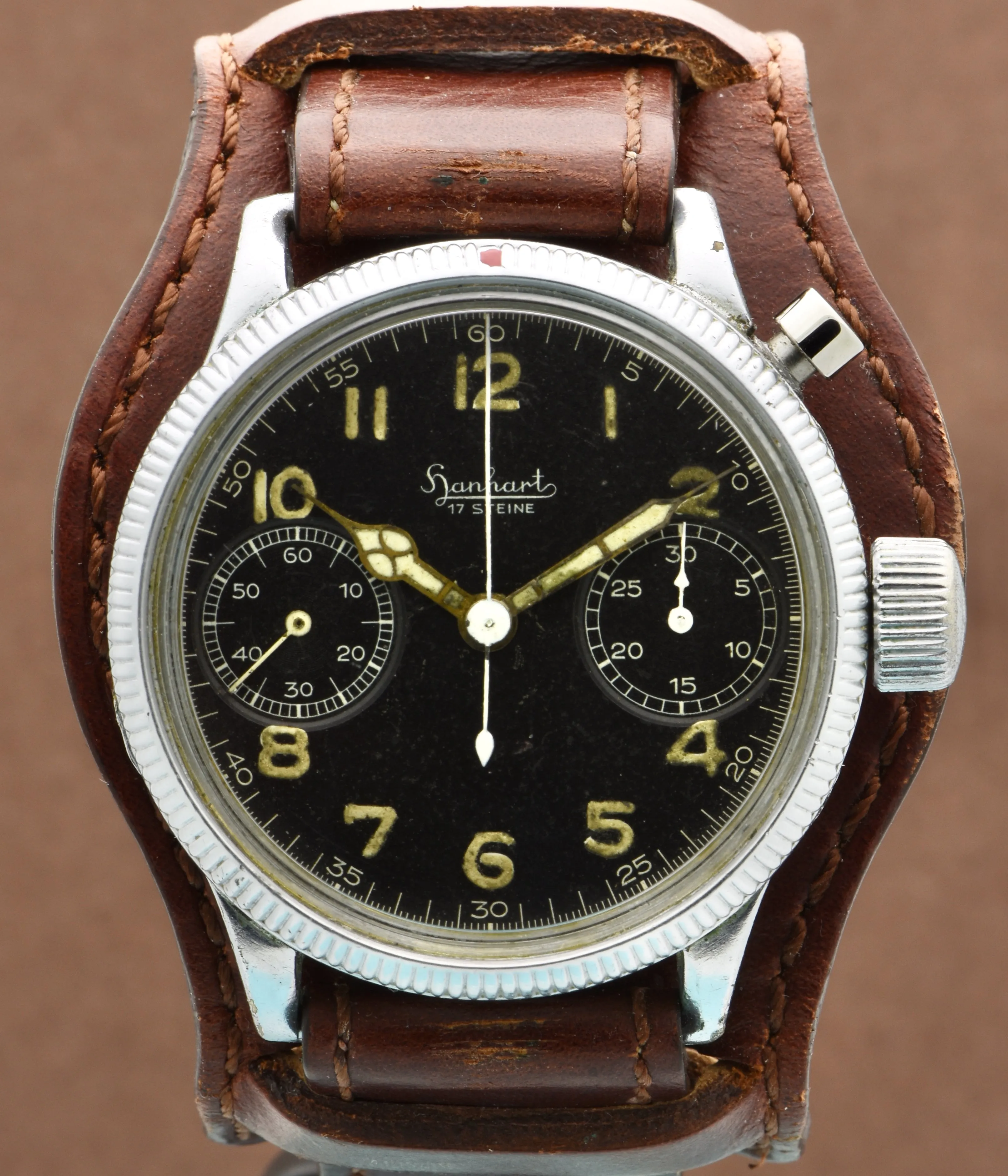 Hanhart Single Button Fliegerchronograph