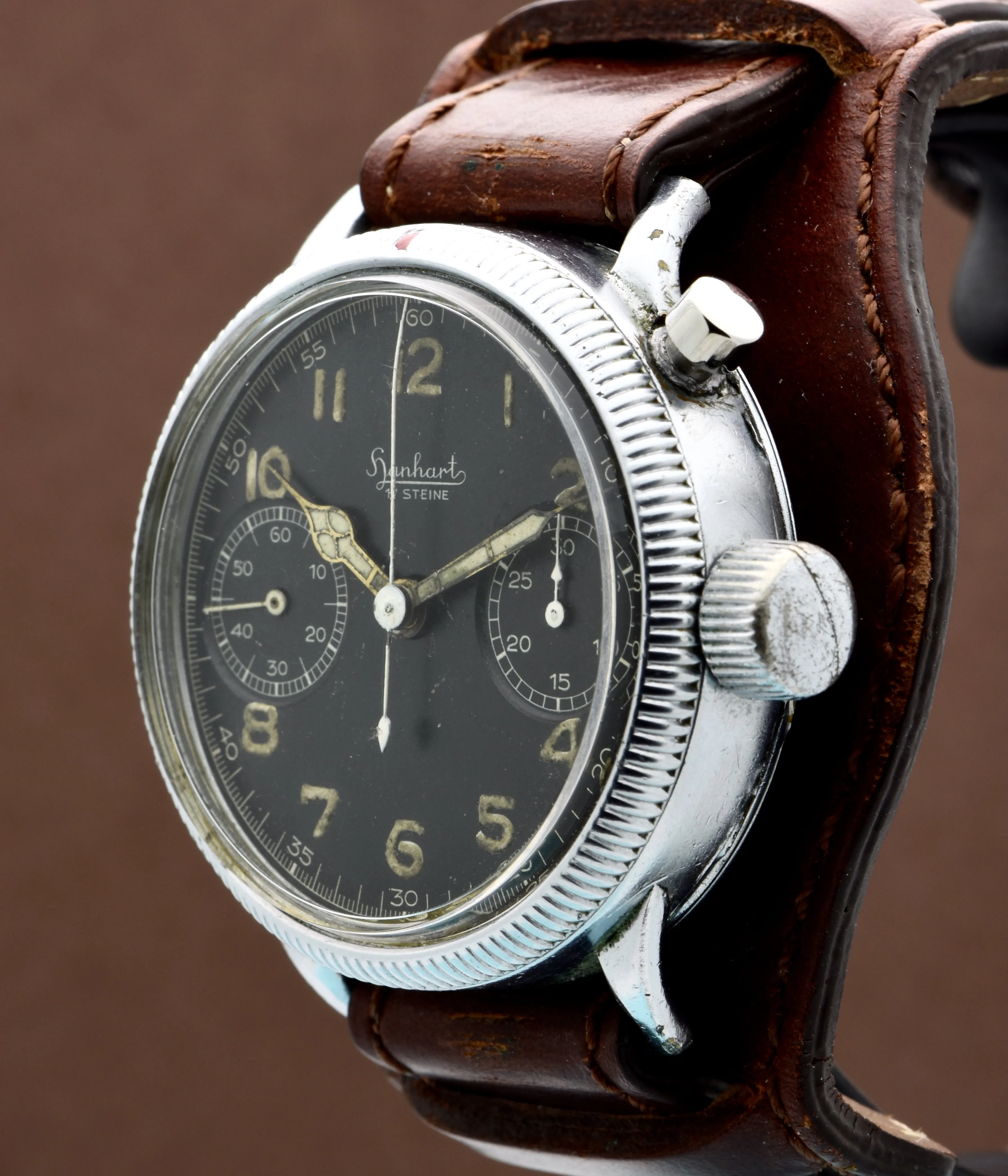 Hanhart Single Button Fliegerchronograph