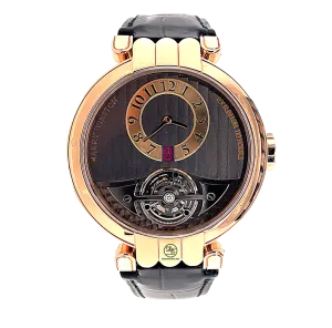 Harry Winston Excenter 200-MMT40R 110 Hours Tourbillon 18K Rose Gold LIMITED EDITION Box/Papers MINT