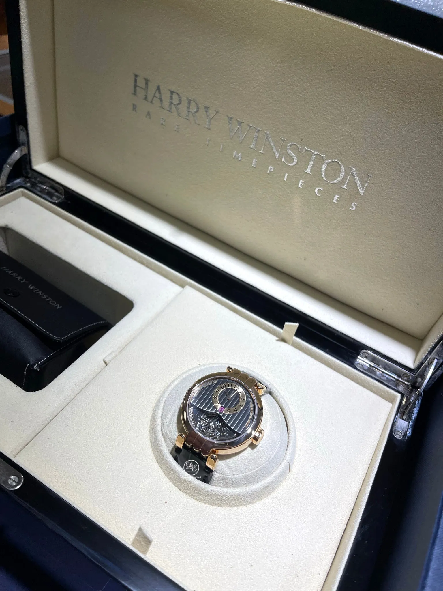 Harry Winston Excenter 200-MMT40R 110 Hours Tourbillon 18K Rose Gold LIMITED EDITION Box/Papers MINT