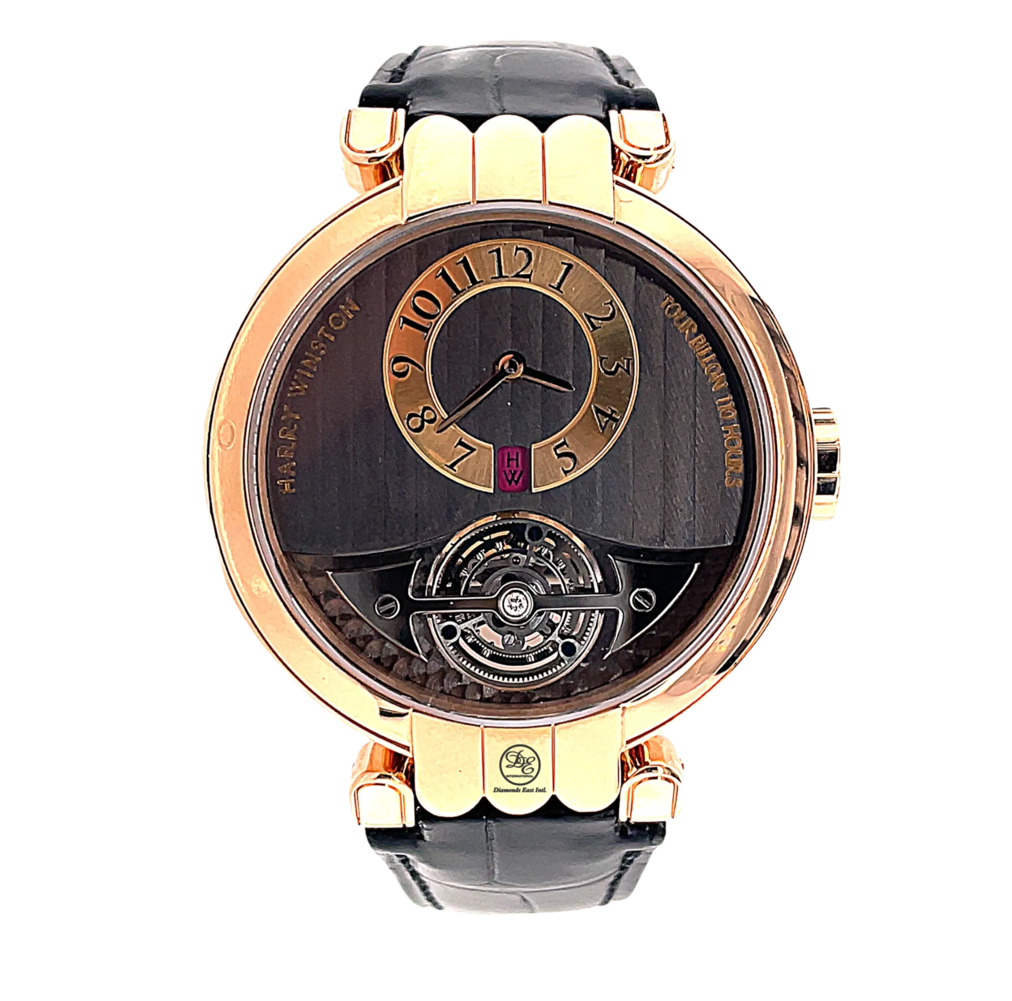 Harry Winston Excenter 200-MMT40R 110 Hours Tourbillon 18K Rose Gold LIMITED EDITION Box/Papers MINT