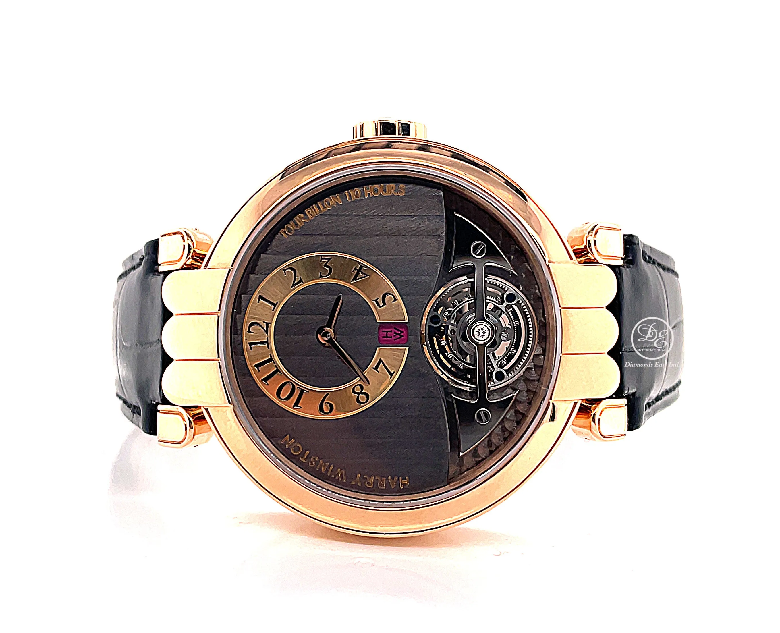 Harry Winston Excenter 200-MMT40R 110 Hours Tourbillon 18K Rose Gold LIMITED EDITION Box/Papers MINT