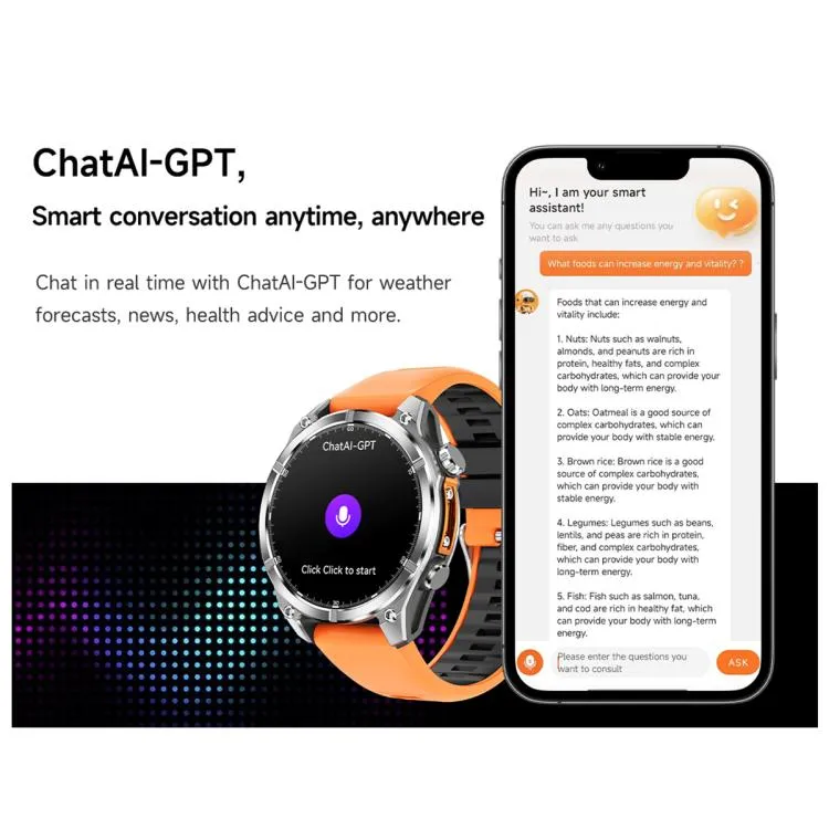 HD300 1.43 inch AMOLED Screen Dual Straps Sports Smart Watch Supports Blood Oxygen Detection(Black Silicone Strap   Black Steel Strap)