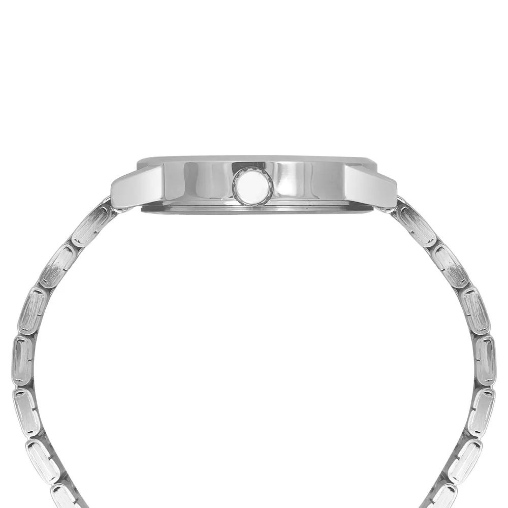 Helix By Timex Blue Round Analog Stainless Steel Watch Men -TW035HG09