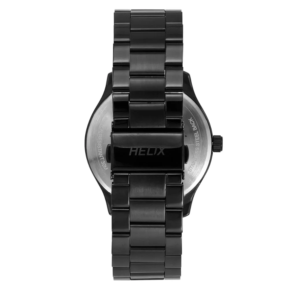 Helix By Timex Green Round Analog Stainless Steel Watch Men -TW043HG19