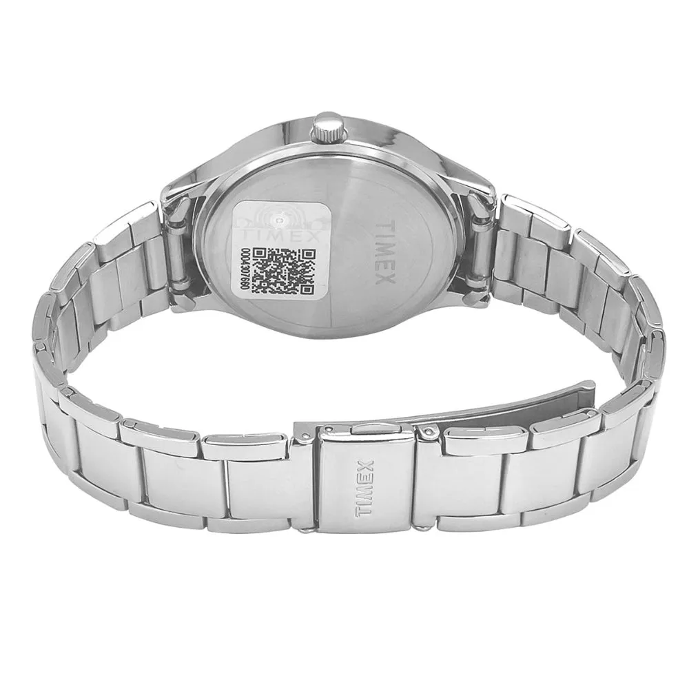 Helix By Timex Green Round Analog Stainless Steel Watch Women -TW060HL04T