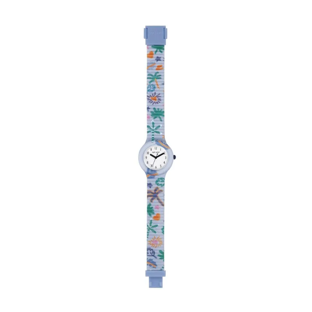Hip Hop Palm Springs Light Blue California Vibes Collection 32mm Hwu1214 watch watch